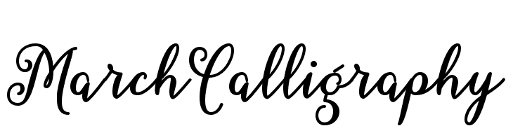 MarchCalligraphy  لخطوط تنزيل