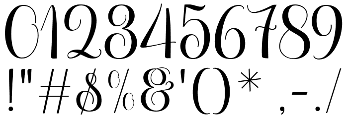 Marcha Font OTHER CHARS