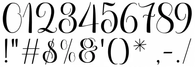 Marcha Font OTHER CHARS