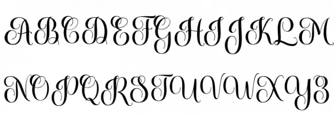 Marcha Schriftart Groß