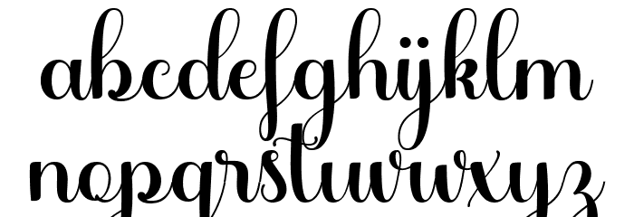Marcha Font LOWERCASE