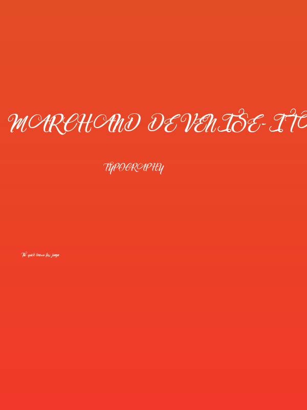 Marchand de Venise-Italic Poster