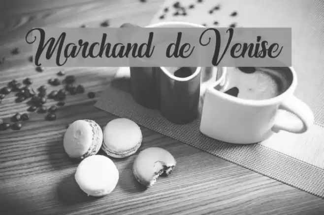 Marchand de Venise Font examples