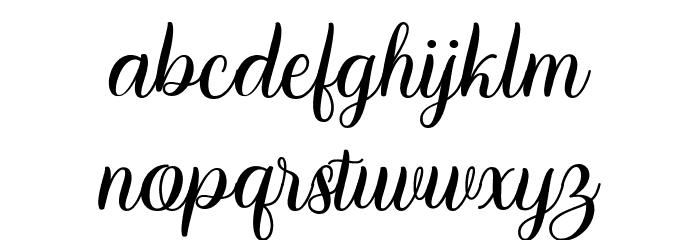 Marchanda Font LOWERCASE