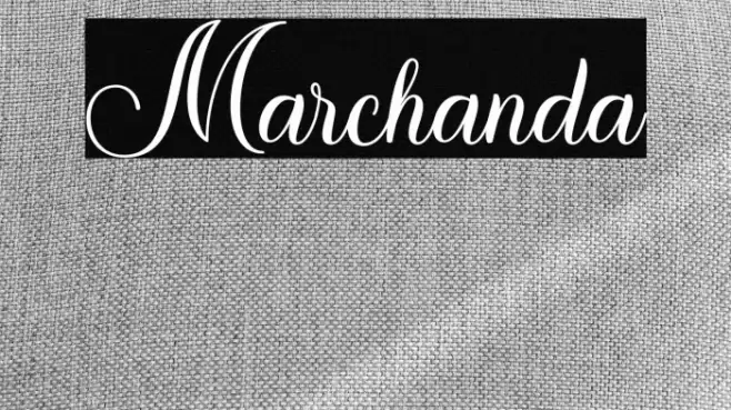Marchanda Font examples