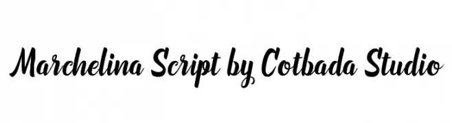Marchelina Script by Cotbada Studio 