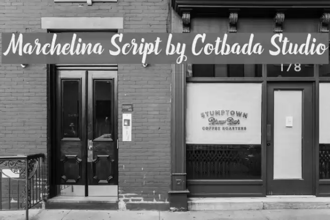 Marchelina Script by Cotbada Studio Font examples