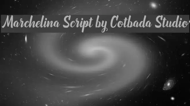 Marchelina Script by Cotbada Studio Font examples