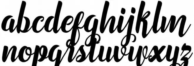 Marchelina Script by Cotbada Studio फ़ॉन्ट लोअरकेस