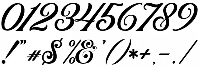 Marchell Font OTHER CHARS