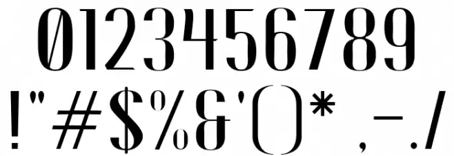 Marchellia Font OTHER CHARS