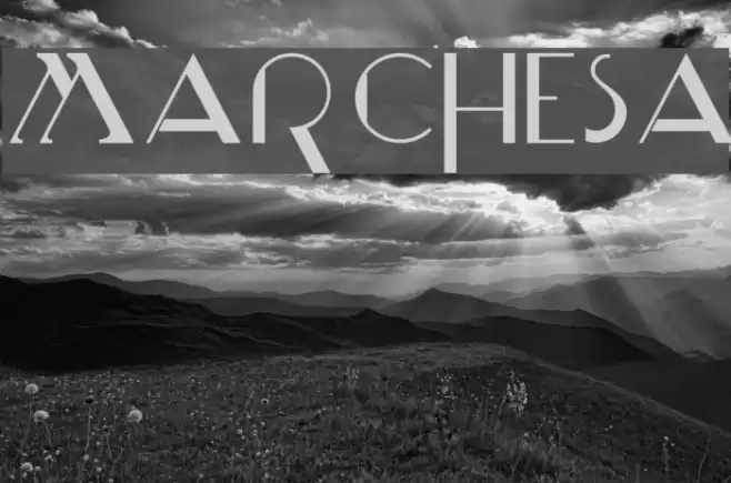Marchesa Font examples
