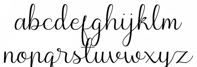 Marchie फ़ॉन्ट लोअरकेस