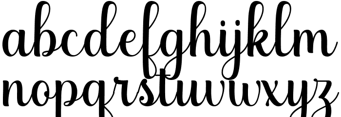 Marchila Font LOWERCASE