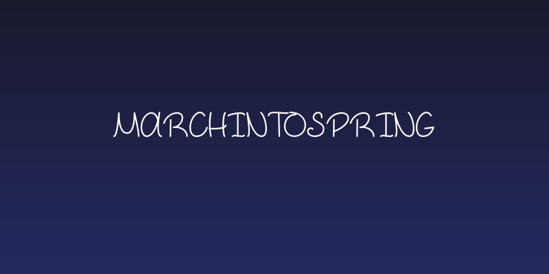 MarchintoSpring Social Header