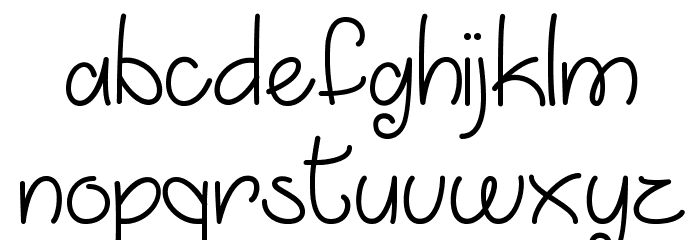 MarchintoSpring Font LOWERCASE