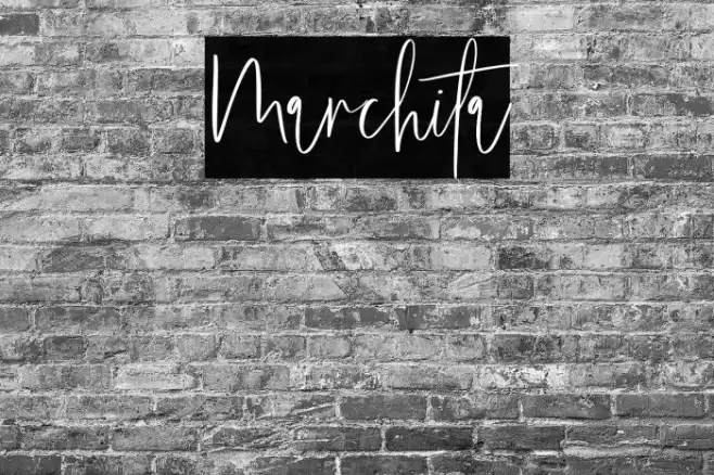 Marchita Font examples