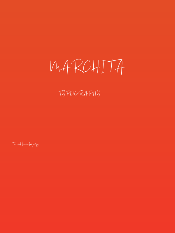 Marchita Poster