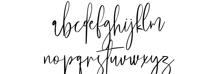 Marchita Font LOWERCASE