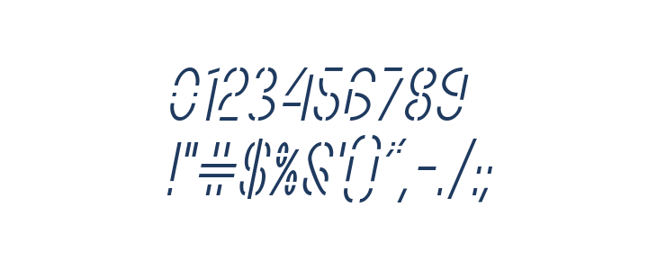 Marchive Italic Other Characters