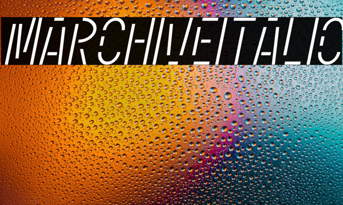 Marchive Italic Example 3