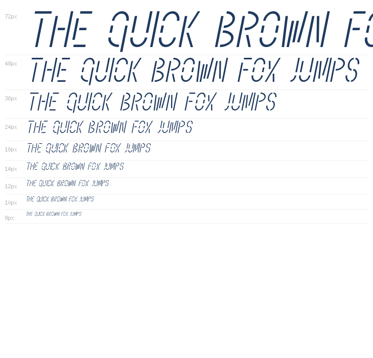 Marchive Italic Waterfall