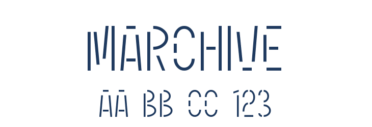 Marchive Font Preview
