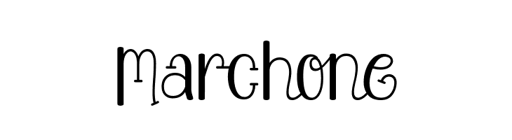 Marchone  Free Fonts Download