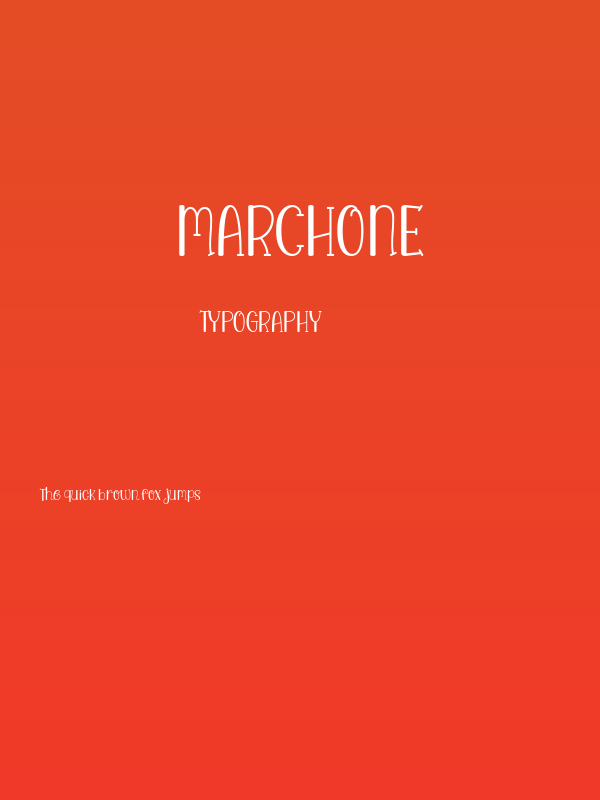 Marchone Poster