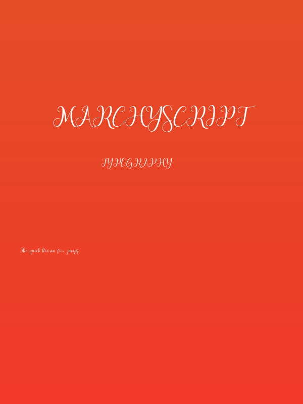 MarchyScript Poster
