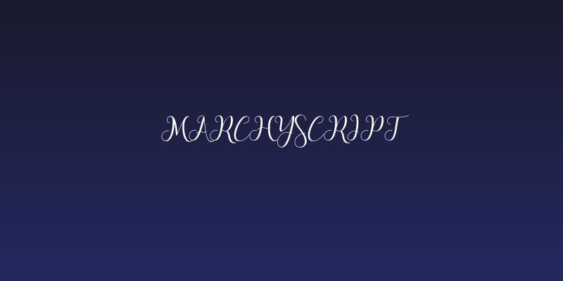 MarchyScript Social Header