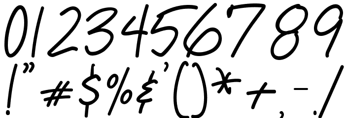 Marcie Bold Font OTHER CHARS
