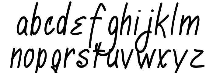 Marcie Bold Font LOWERCASE