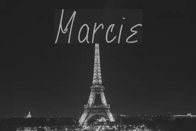 Marcie Font examples