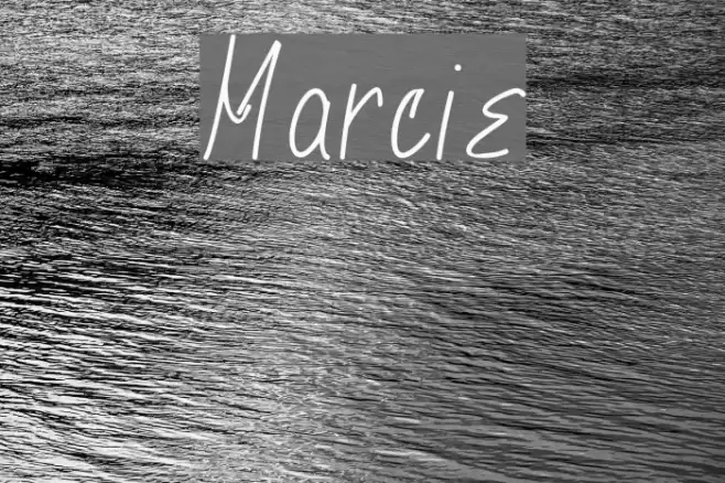Marcie Font examples