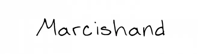 Marcishand  Скачать бесплатные шрифты