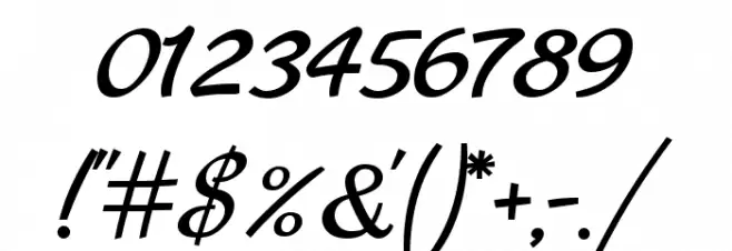 Marck Script Fuentes OTROS CHARS