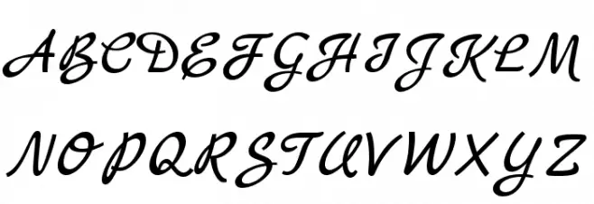 Marck Script Fonte MAIÚSCULAS