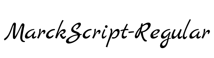 Marckscript Regular Font Ffonts Net