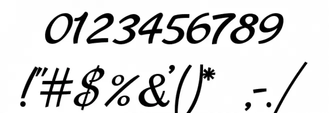 MarckScript-Regular Font OTHER CHARS