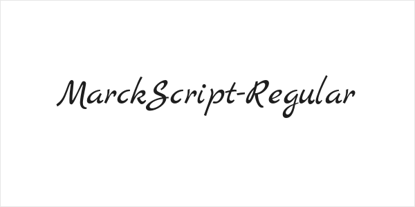 MarckScript-Regular Logo