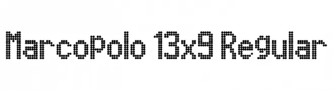 Marcopolo 13x9 Regular  Frei Schriftart Herunterladen
