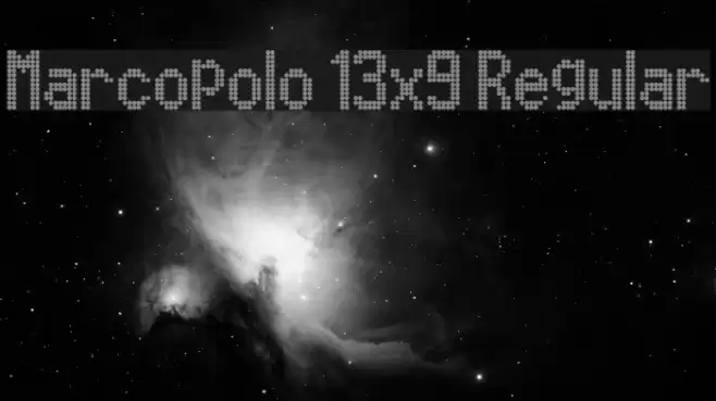 Marcopolo 13x9 Regular Font examples