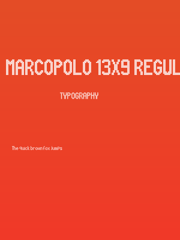 Marcopolo 13x9 Regular Poster