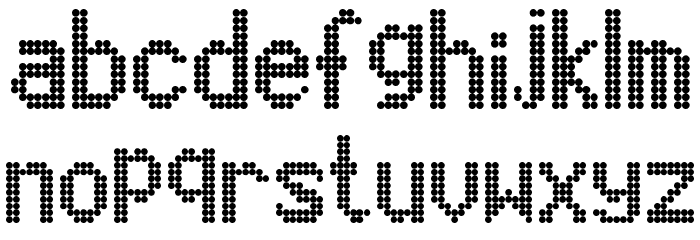 Marcopolo 13x9 Regular Font LOWERCASE