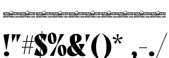 Marcovaldo Trial Regular Font OTHER CHARS