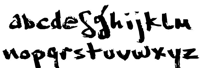 Marcusia Font LOWERCASE