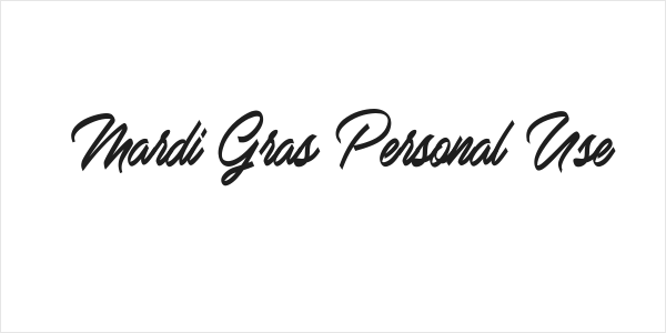 Mardi Gras Personal Use Logo