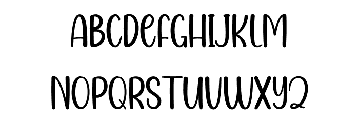 Mardi Gras Font LOWERCASE