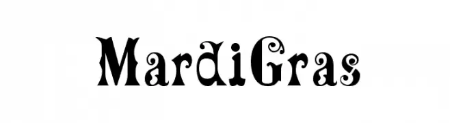 MardiGras  नि: शुल्क फ़ॉन्ट्स डाउनलोड